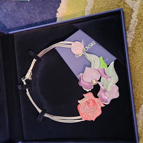 🥀Signed Swarovski necklace Disney - Picture 1 of 2